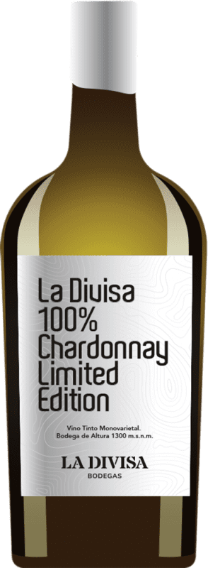 85,95 € Kostenloser Versand | Weißwein La Divisa Seco — Trocken Limitierte Edition Andalusien Spanien Chardonnay Bio — Nachhaltig 75 cl Vegan