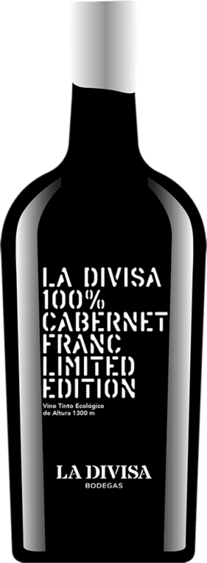99,95 € 免费送货 | 红葡萄酒 La Divisa Seco — 干型 限量版 安达卢西亚 西班牙 Cabernet Franc — 品丽珠 Bio — 生态 有机 天然 75 cl Vegan — 纯素