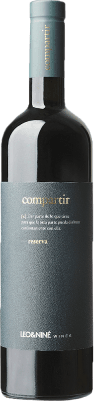 22,95 € Kostenloser Versand | Rotwein Leo & Niné Compartir Seco — Trocken Reserve — Gereift D.O. Somontano Aragón Spanien Merlot 75 cl