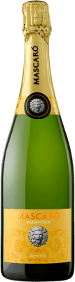 13,95 € Free Shipping | White Sparkling Wine Mascaró Ambrosía Semiseco — Semi Dry Reserve — Aged D.O. Cava Catalonia Spain Macabeo, Xarel·lo, Parellada 75 cl