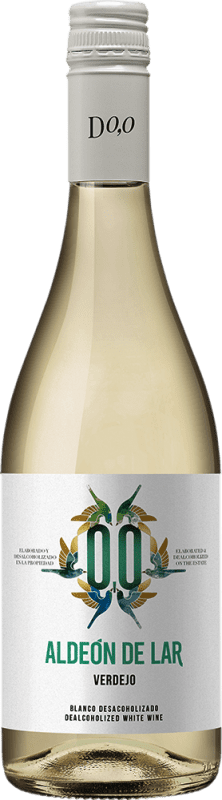 12,95 € Envio grátis | Vinho Branco Paco Mulero Aldeón de Lar Região de Múrcia Espanha Verdejo 75 cl 0.0 Zero Zero, Tampa de Rosca, Vegano Sem Álcool