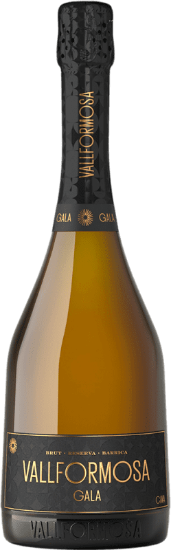 24,95 € 免费送货 | 白起泡酒 Vallformosa Gala Brut — 起泡酒 干型 橡木桶, 珍藏 D.O. Cava 加泰罗尼亚 西班牙 Xarel·lo — 哈雷洛, Chardonnay — 莎当妮 Bio — 生态 有机 天然 75 cl Vegan — 纯素