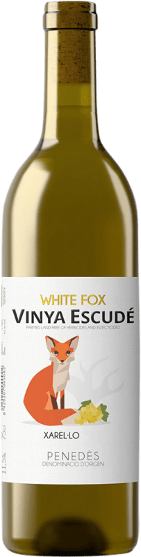 12,95 € 免费送货 | 白葡萄酒 Escudé Jordi Lluch White Fox Seco — 干型 D.O. Penedès 加泰罗尼亚 西班牙 Bio — 生态 有机 天然 75 cl