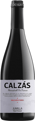 36,95 € Envoi gratuit | Vin Rouge Xenysel Calzás Seco — Sec D.O. Jumilla Région de Murcie Espagne Monastrell Bio — Écologique 75 cl Végan