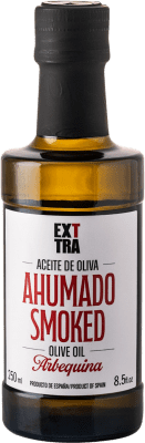 18,95 € Envio grátis | Azeite de Oliva Exttra Original Tradicional, AOVE Virgem Extra Almería Espanha Arbequina Garrafinha 25 cl Vidro Ahumado — Defumado