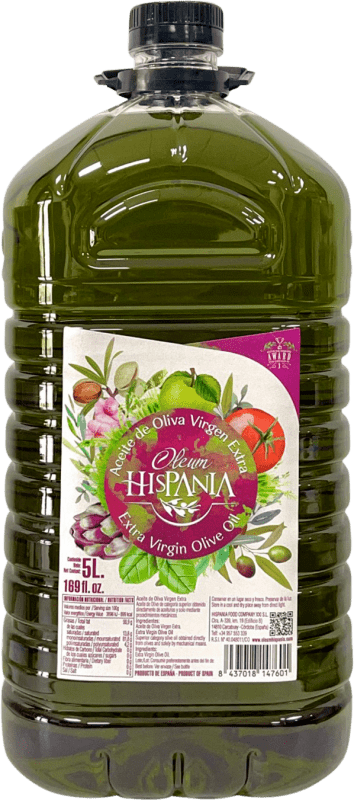 74,95 € Envío gratis | Aceite de Oliva Oleum Hispania Experiencia Única Tradicional, Coupage, AOVE Virgen Extra Córdoba España Garrafa 5 L PET