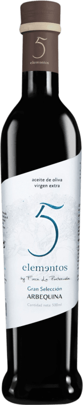 18,95 € 送料無料 | オリーブオイル Finca La Pontezuela 5 Elementos 伝統的, セレクション, EVOO エキストラバージン Toledo スペイン Arbequina — アルベキーナ ミディアムボトル 50 cl ガラス
