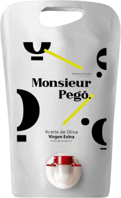 84,95 € Free Shipping | Olive Oil Vega de los Abades Monsieur Pegó Traditional, EVOO Extra Virgin Córdoba Spain Hojiblanca Bag in Box 1,75 L