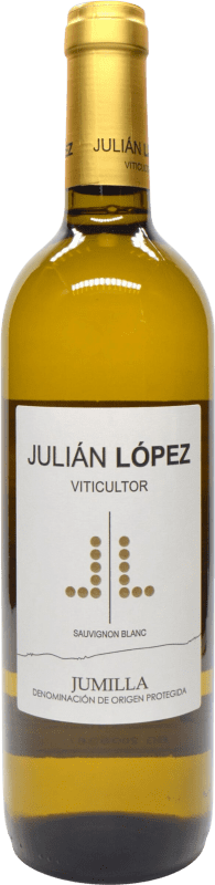 3,95 € 免费送货 | 白葡萄酒 Torrecastillo Julián López D.O. Jumilla 穆尔西亚地区 西班牙 Sauvignon — 苏维浓 75 cl