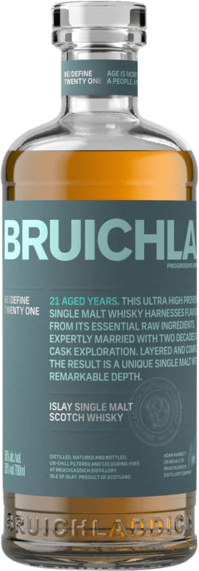 339,95 € Envoi gratuit | Whisky Single Malt Bruichladdich Royaume-Uni 21 Ans 70 cl