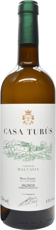 33,95 € 免费送货 | 白葡萄酒 Dominios de MGP Casa Turús D.O. Valencia 巴伦西亚社区 西班牙 Malvasia — 玛尔瓦西亚 75 cl
