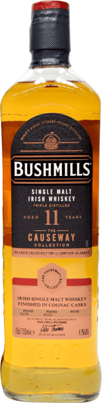 143,95 € Бесплатная доставка | Односолодовый виски Bushmills The Causeway Cognac Cask Finish — Финишная выдержка в бочке, Collection — Коллекция Ирландия 11 Лет 70 cl