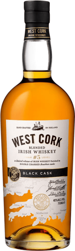49,95 € Free Shipping | Blended Whisky West Cork Cask, Black Ireland 70 cl
