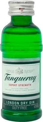 3,95 € Kostenloser Versand | Genever Gin Tanqueray Großbritannien Miniaturflasche 5 cl
