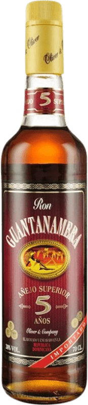 16,95 € 免费送货 | 朗姆酒 Oliver & Oliver Guantanamera 特级 Añejo — 陈年 多明尼加共和国 5 岁 70 cl