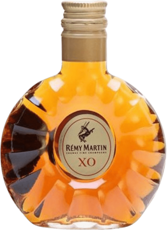 38,95 € Envio grátis | Conhaque Cognac Rémy Martin Excellence XO Extra Old — Extra Velho A.O.C. Cognac França Garrafinha Miniatura 5 cl