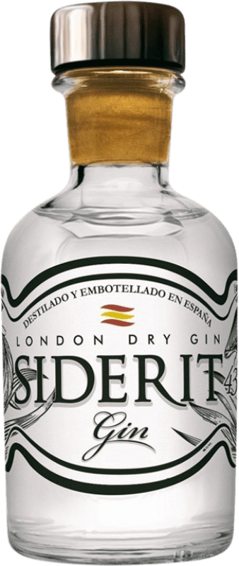 5,95 € Бесплатная доставка | Джин Siderit Классический Испания Мини-бутылка 5 cl