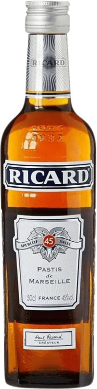 11,95 € Envio grátis | Pastis Pernod Ricard França Garrafa Medium 50 cl Anis