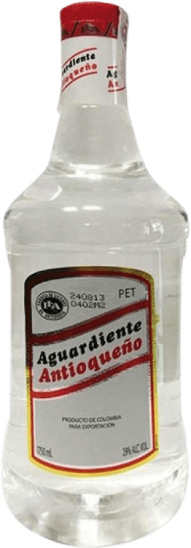 34,95 € 免费送货 | 西班牙渣酿白兰地 Orujo Aguardiente Antioqueño 哥伦比亚 特殊瓶 1,75 L PET — 塑料
