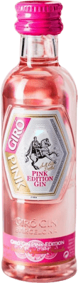 4,95 € 免费送货 | 金酒 Gin Giró Pink — 粉红 西班牙 小瓶装 5 cl