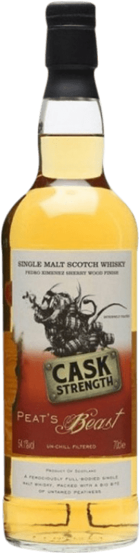 98,95 € Бесплатная доставка | Односолодовый виски Peat's Beast Pedro Ximenez Sherry Cask Finish — Финишная выдержка в бочке Шотландия Объединенное Королевство 70 cl