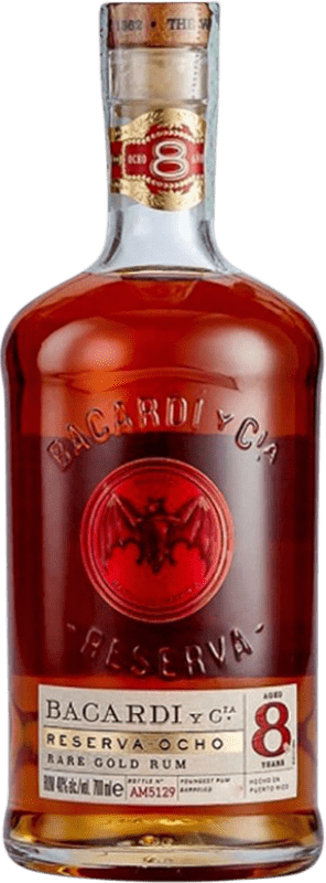 49,95 € Free Shipping | Rum Bacardí Puerto Rico 8 Years 1 L