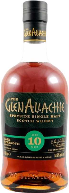 129,95 € 免费送货 | 单一麦芽威士忌 Glenallachie Nº 10 Cask Strength — 桶强度, Batch — 批次 斯佩塞 英国 10 岁 70 cl