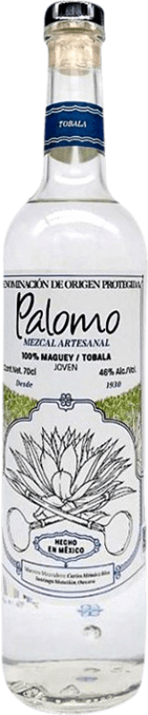 115,95 € Spedizione Gratuita | Mezcal Palomo Oaxaca Messico Agave Tobalá 70 cl