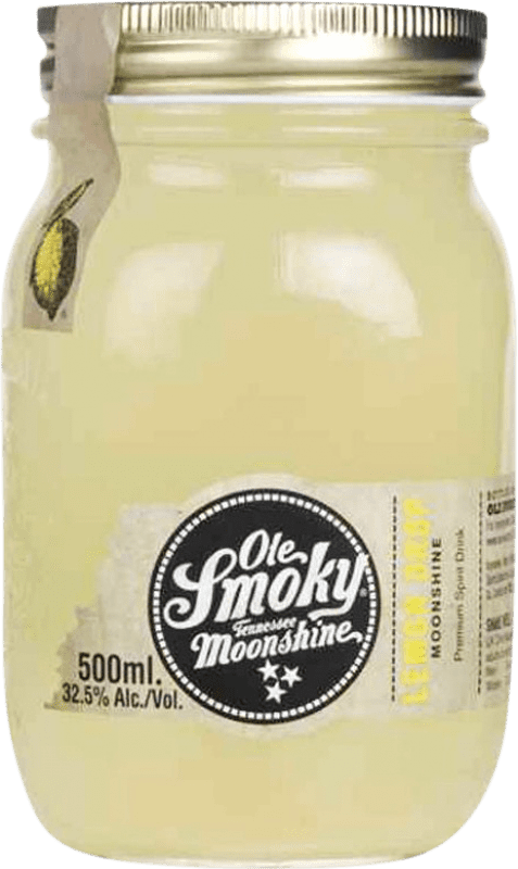 19,95 € 送料無料 | バーボンウイスキー Ole Smoky Drop Moonshine — ムーンシャイン テネシー州 アメリカ ミディアム瓶 50 cl Lemon — レモン