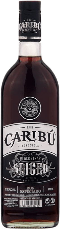 26,95 € Бесплатная доставка | Ром Caribu Black Strap Венесуэла 70 cl Spiced — Пряный