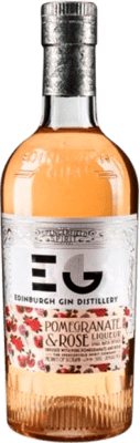 23,95 € Envio grátis | Licores Edinburgh Reino Unido Garrafa Medium 50 cl Pomegranate — Romã, Roses — Rosas