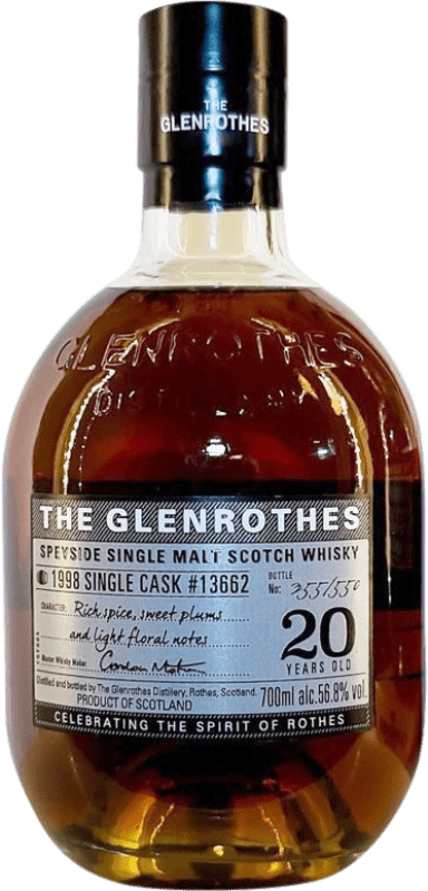 477,95 € 免费送货 | 单一麦芽威士忌 Glenrothes Single Cask — 单桶 斯佩塞 英国 20 岁 70 cl