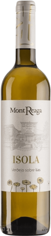 7,95 € Envio grátis | Vinho Branco Mont Reaga Isola I.G.P. Vino de la Tierra de Castilla Castela-Mancha Espanha Verdejo 75 cl