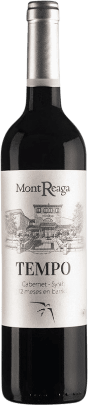 13,95 € Бесплатная доставка | Красное вино Mont Reaga Tempo 12 Meses молодое I.G.P. Vino de la Tierra de Castilla Кастилья-Ла-Манча Испания Syrah — Сира, Cabernet Sauvignon — Каберне Совиньон 75 cl
