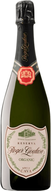 25,95 € Envio grátis | Espumante Branco Roger Goulart Brut — Bruto Reserva D.O. Cava Catalunha Espanha Macabeo, Xarel·lo, Chardonnay, Parellada Organic — Bio 75 cl