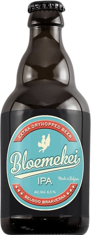 3,95 € Free Shipping | Beer Belgoo Bloemekei IPA — India Pale Ale Brabante Belgium Third-Liter Bottle 33 cl