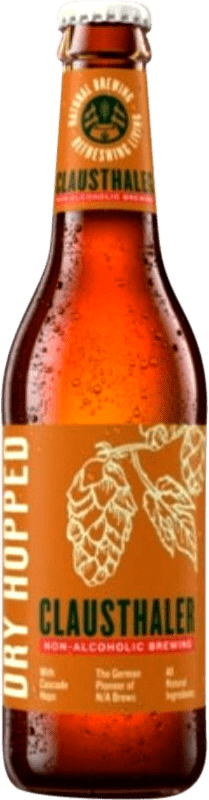 2,95 € 送料無料 | ビール Clausthaler Unfiltered — 無濾過 ドイツ 1/3ボトル 33 cl アルコールなし