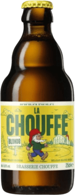3,95 € Kostenloser Versand | Bier Chouffe Blonde Valonia Belgien Drittelliterflasche 33 cl