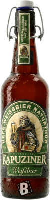 4,95 € Spedizione Gratuita | Birra Kulmbacher Kapuziner Weissbier — Bianca Baviera Germania Bottiglia Medium 50 cl