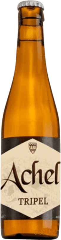 3,95 € 免费送货 | 啤酒 Achelse Kluis Achel Blonde — 淡色啤酒 Brabante 比利时 三分之一升瓶 33 cl
