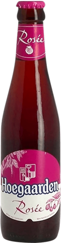 2,95 € Spedizione Gratuita | Birra Hoegaarden Rosé — Rosato Brabante Belgio Bottiglietta 25 cl