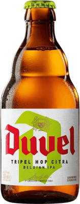 6,95 € Бесплатная доставка | Пиво Duvel Moortgat Hop Tripel Malt — Тройной солод Flandes Бельгия Бутылка на треть 33 cl