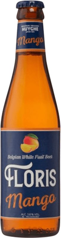 3,95 € Envio grátis | Cerveja Huyghe Floris Flandes Bélgica Garrafinha Terço 33 cl Mango — Manga