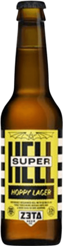 3,95 € Kostenloser Versand | Bier Zeta Superhell Valencianische Gemeinschaft Spanien Drittelliterflasche 33 cl