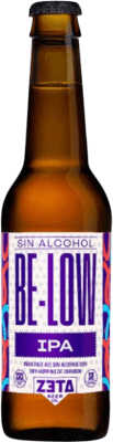 5,95 € 免费送货 | 啤酒 Zeta Be Low IPA — India Pale Ale 巴伦西亚社区 西班牙 三分之一升瓶 33 cl 不含酒精