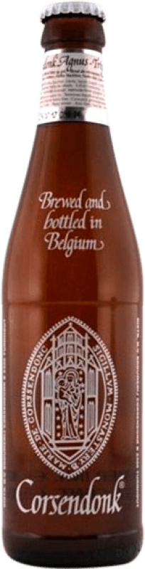 4,95 € 免费送货 | 啤酒 Corsendonk Agnus Brabante 比利时 三分之一升瓶 33 cl