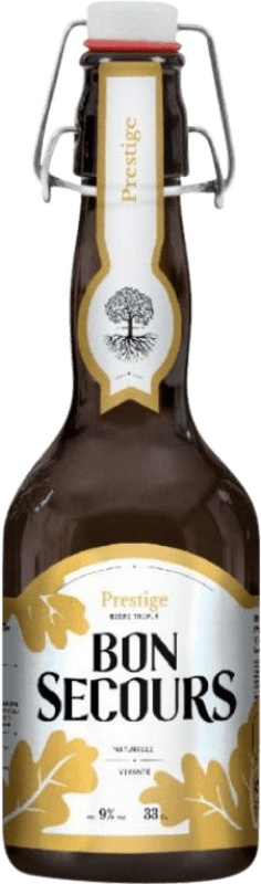 4,95 € 免费送货 | 啤酒 Caulier Bonsecours Prestige — 尊贵 比利时 三分之一升瓶 33 cl