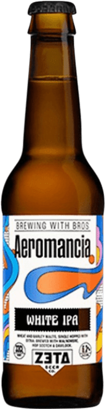 3,95 € 免费送货 | 啤酒 Zeta Aeromancia 巴伦西亚社区 西班牙 三分之一升瓶 33 cl