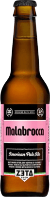 5,95 € 送料無料 | ビール Zeta Malabrocca バレンシアのコミュニティ スペイン 1/3ボトル 33 cl