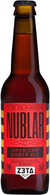 3,95 € 送料無料 | ビール Zeta Nublar バレンシアのコミュニティ スペイン 1/3ボトル 33 cl